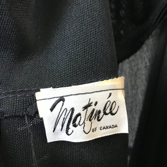 Vintage Black Gown - Matinée of Canada - Picture 8 of 9